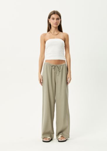 Lenni - Wide Leg Pant - Olive