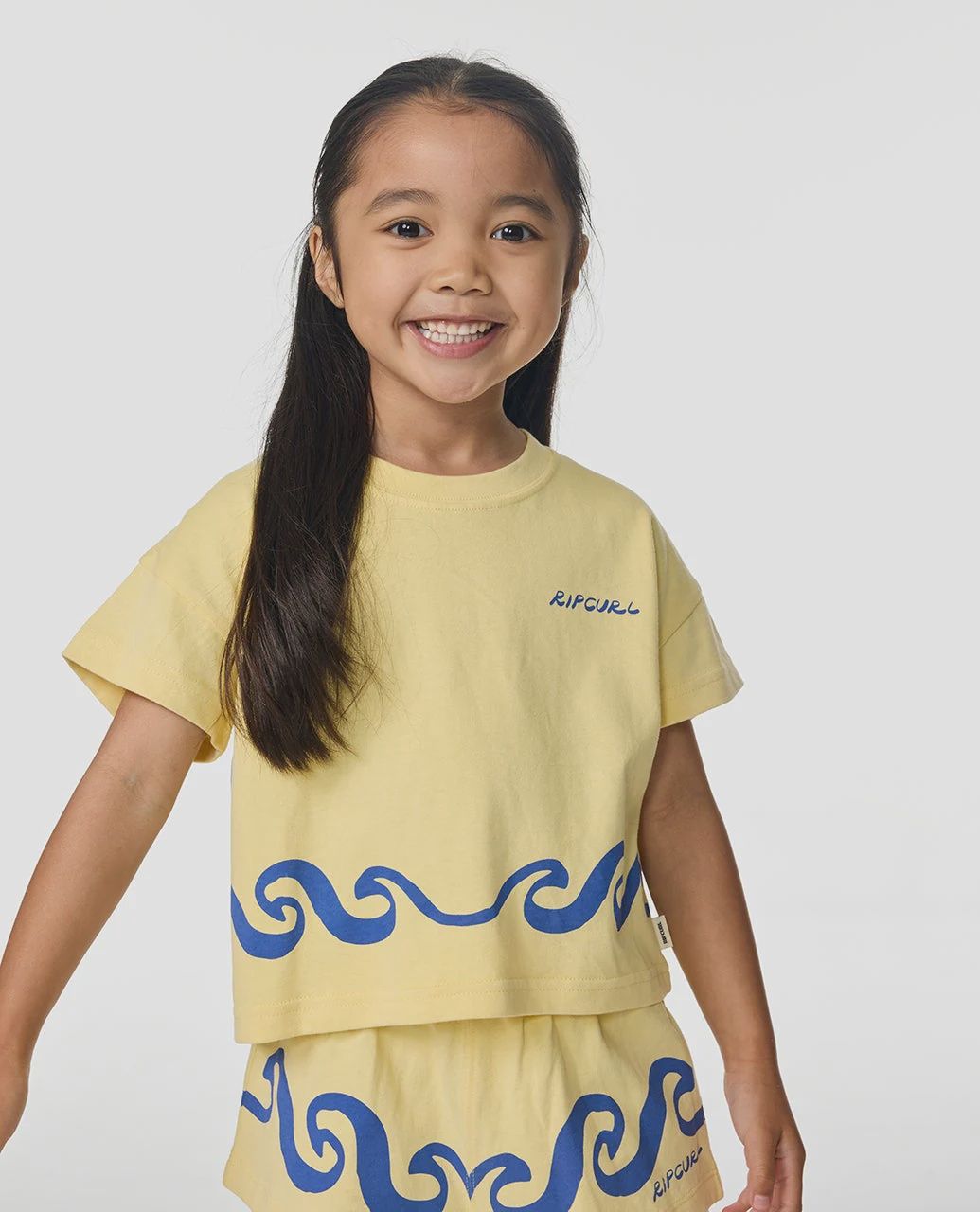 Cosmic Surfing Wave Tee - Girl 1-8