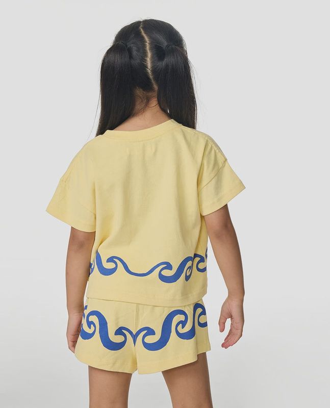 Cosmic Surfing Wave Tee - Girl 1-8