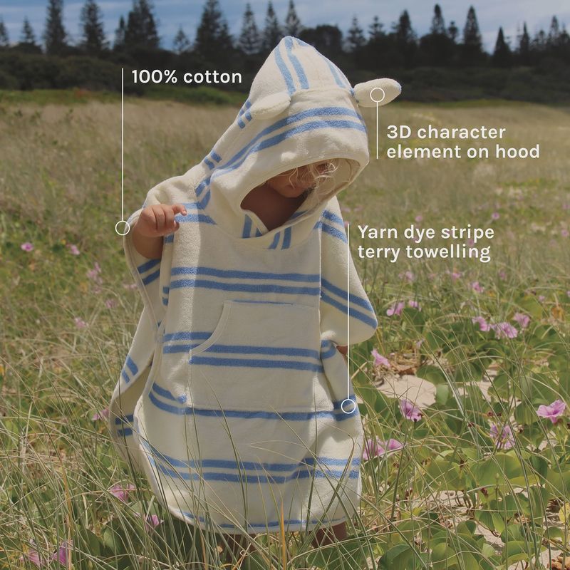 KIDS CHARACTER HOODED TOWEL