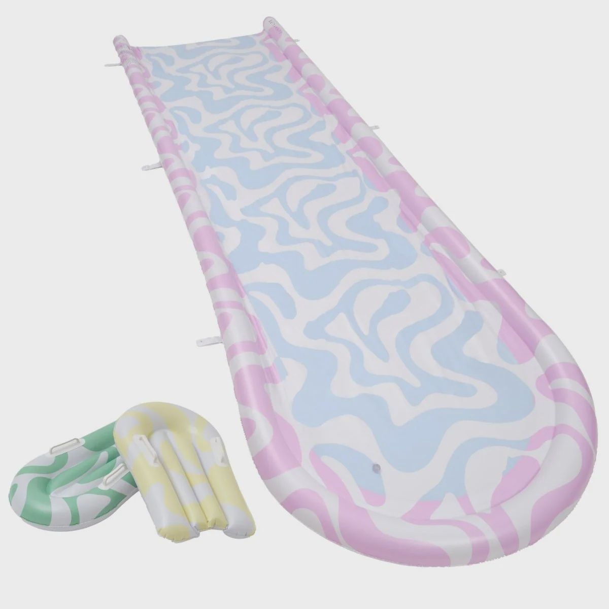 SLIP, SLIDE AND BODY BOARD SET POOLSIDE SORBET WAVE