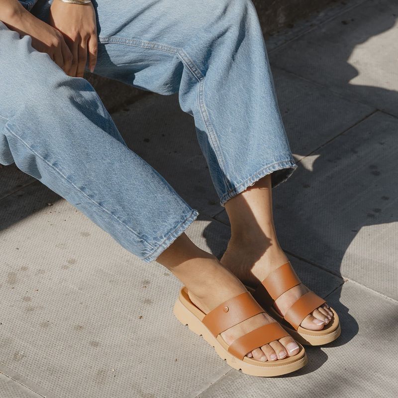 Womens Vista Luxe Thea - Leather Brown