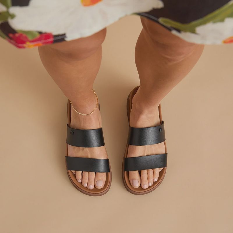 Womens Vista Luxe Thea - Black / Tan