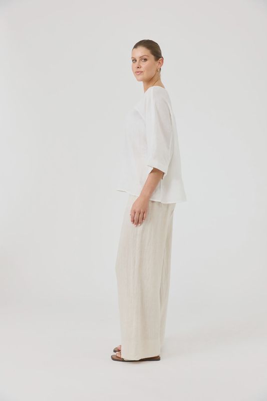 Studio Relaxed Top - Salt