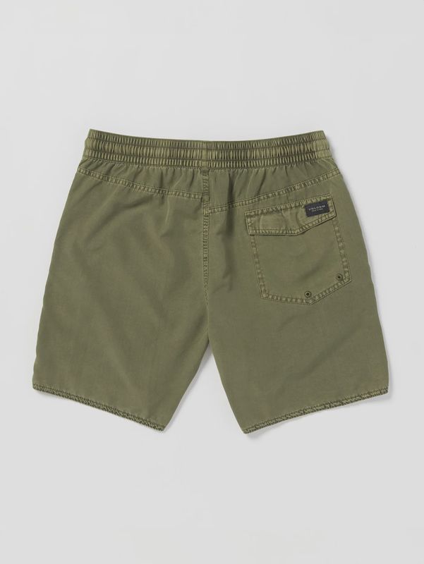 Center 17" Volley Shorts-Squadron Green