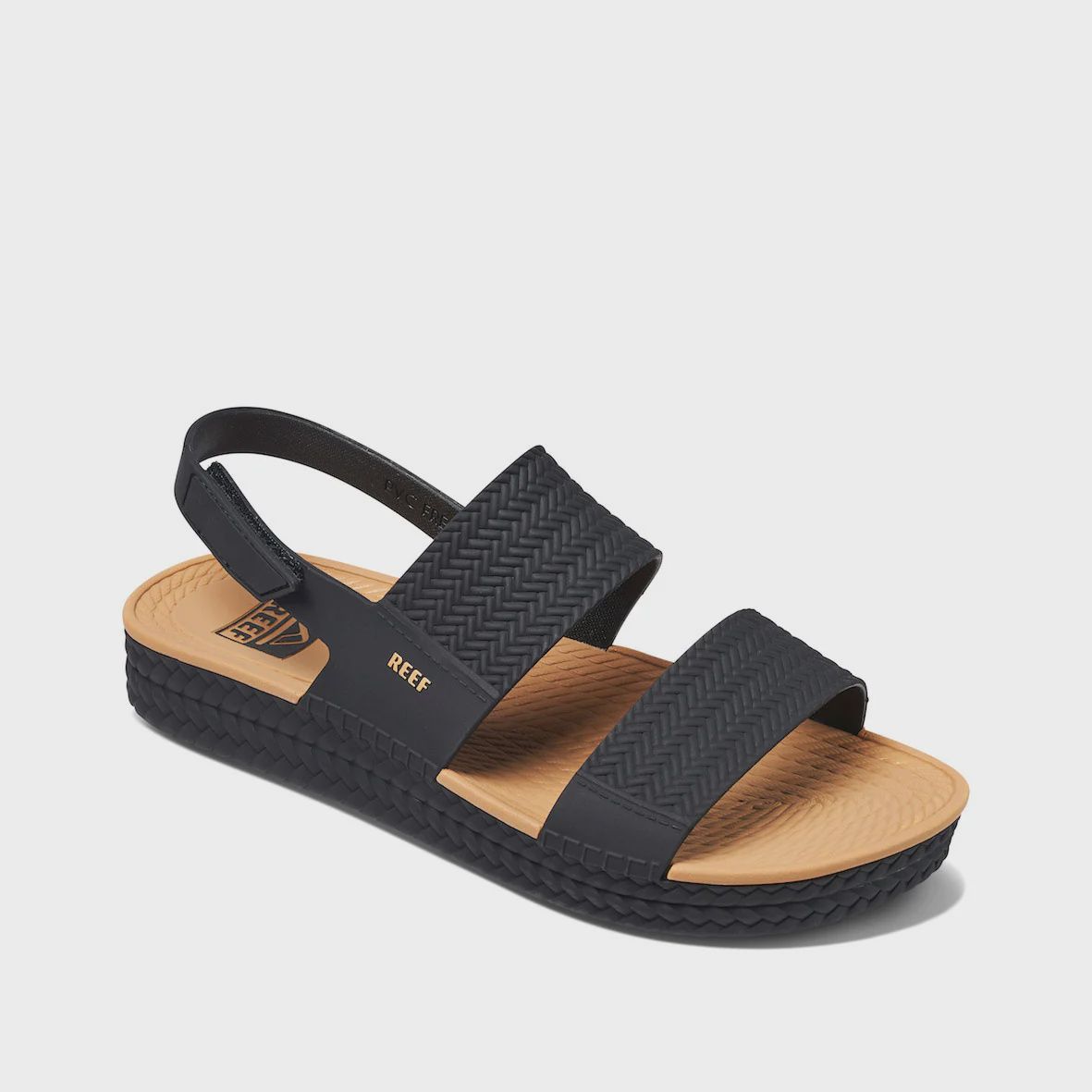 Reef Water Vista Sandal Black/Tan, Size: 9