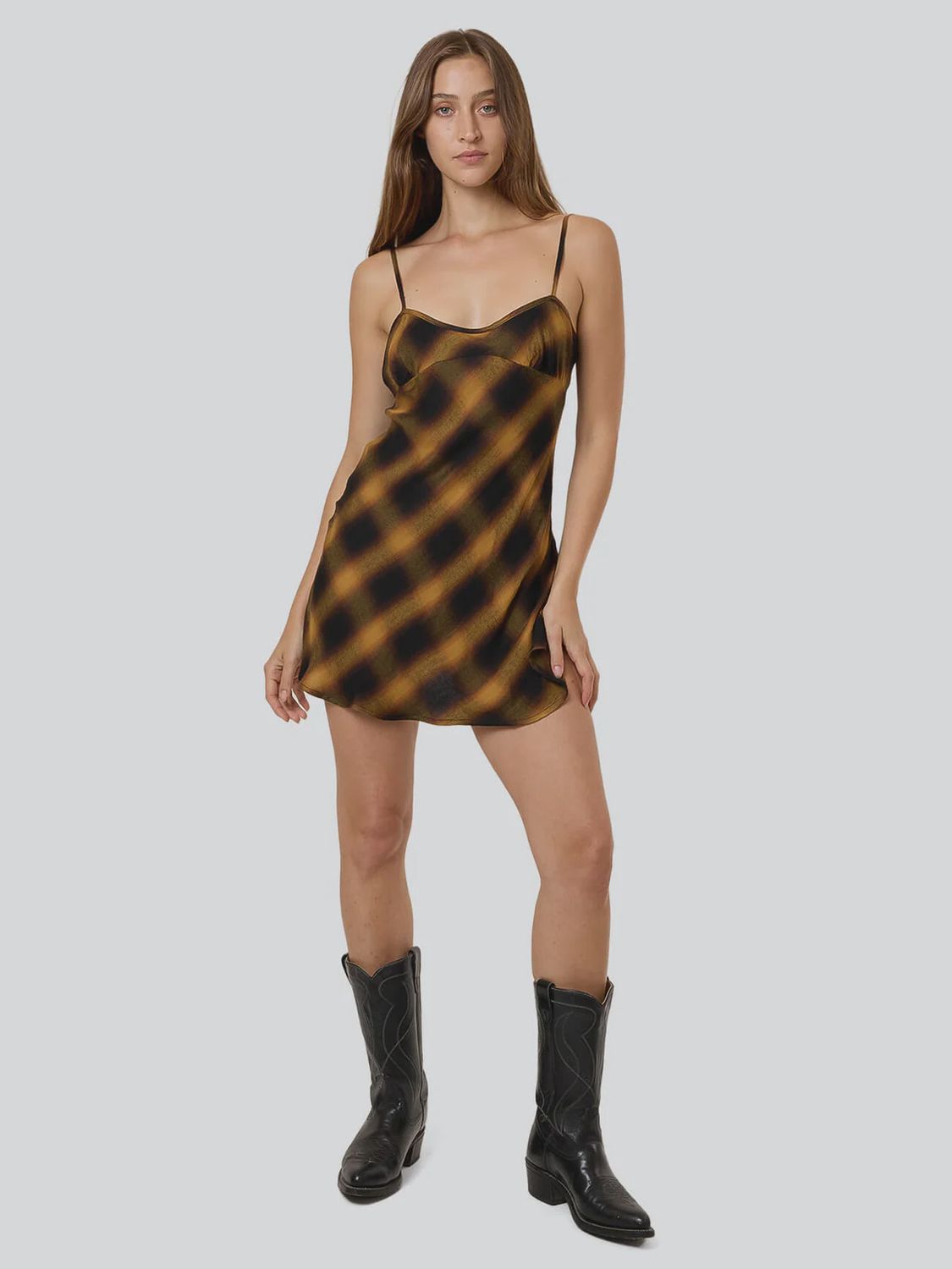 Lost Signal Mini Dress, Colour: Bronze, Size: XXS