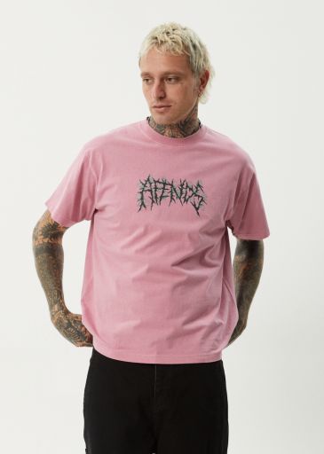 Heavy Petal - Heavyweight Boxy Tee - Washed Marrakesh, Size: S