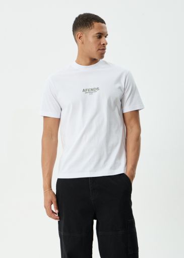 Vinyl - Retro Tee - White, Size: S