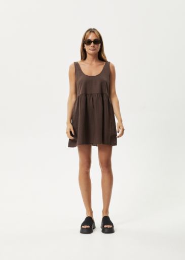 Jesse - Mini Dress - Coffee, Size: XS