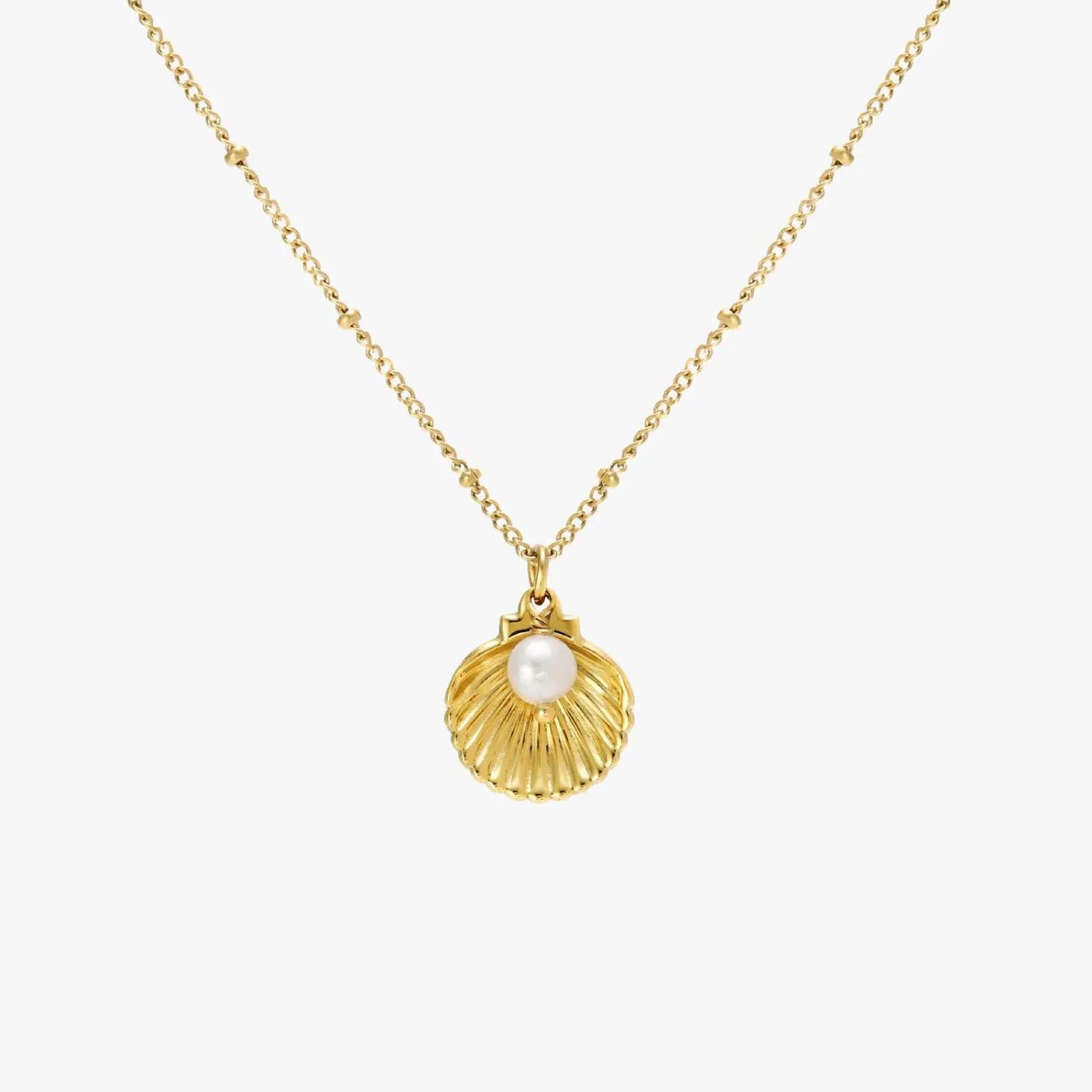 Seashell Necklace, Colour: Gold