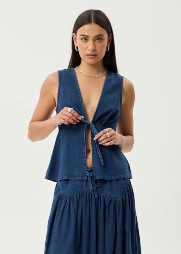 Palmer - Sleeveless Top - Ink