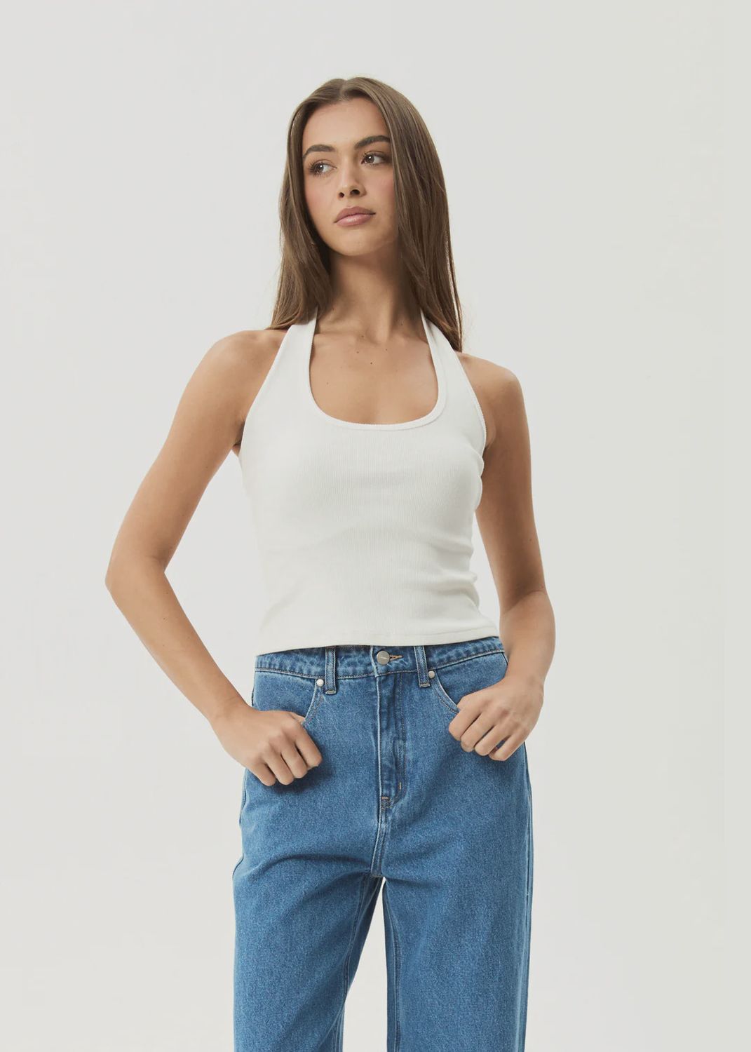Basis Rib Halter, Colour: White, Size: S