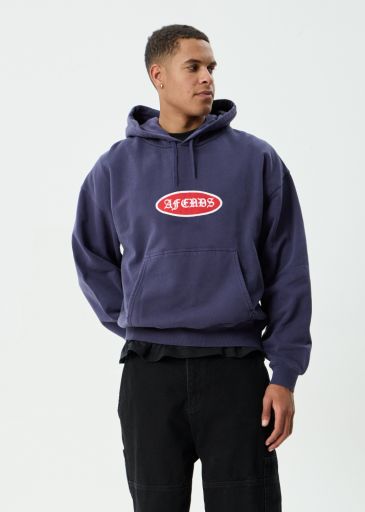 Supply - Recycled Pull On Hood - Washed Deep Sea, Size: XS