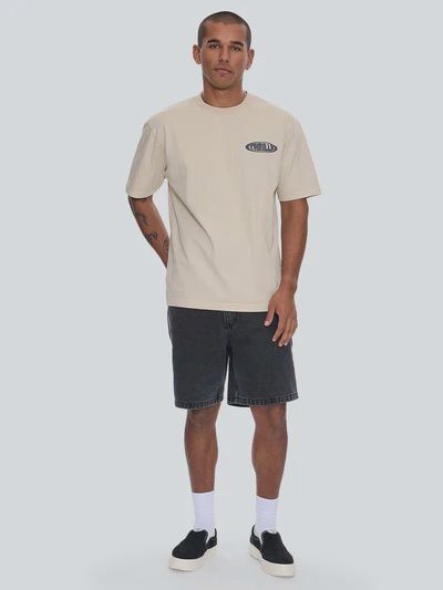 Shadowless Oversize Tee Fit - Oatmeal