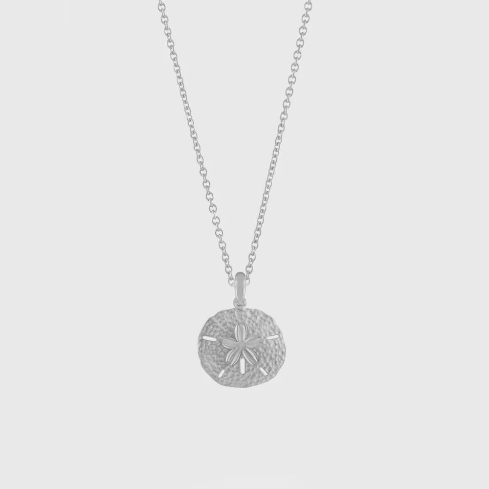 SAND DOLLAR NECKLACE, Colour: Silver