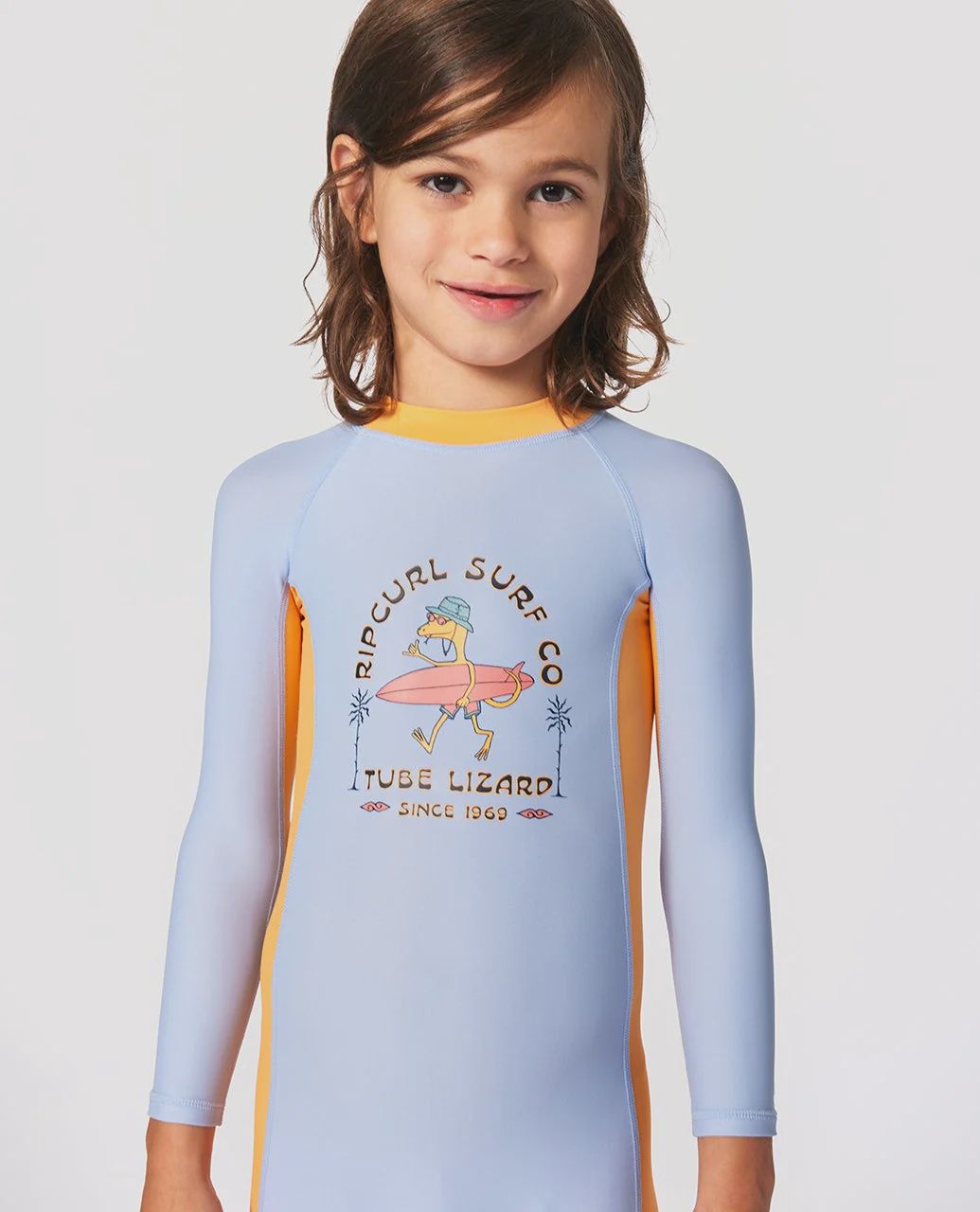 Grom Energy UPF Long Sleeve Sun Protection Rash Vest - Kids, Size: 1-2