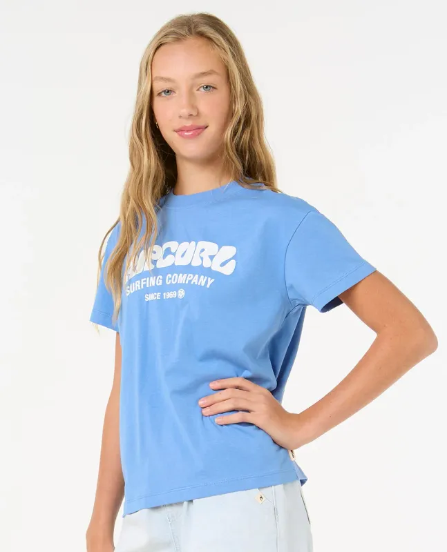 Surf Puff Relaxed Tee - Girl