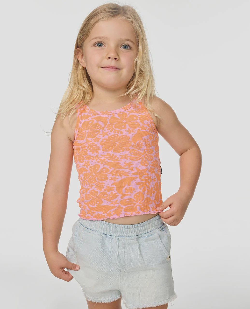 Sun And Swell Tank - Girls, Size: 1-2