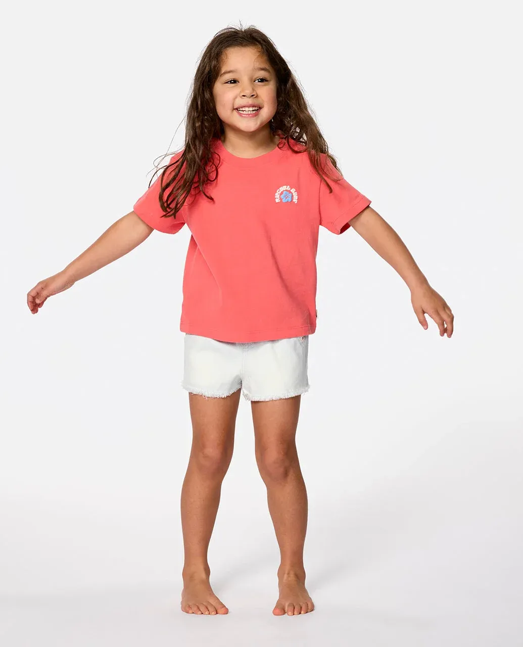 Luxe Surf Tee - Watermelon, Size: 1-2