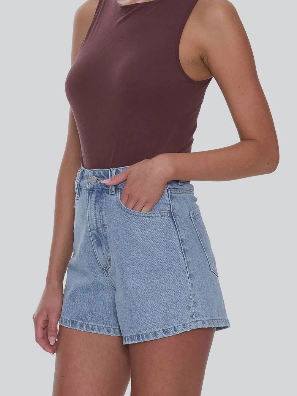 Erica High Rise Short - Ageless Blue