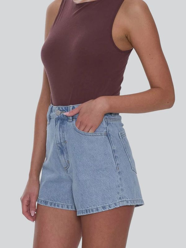 Erica High Rise Short - Ageless Blue