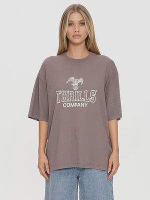 Break Point Oversized Tee - Shroom
