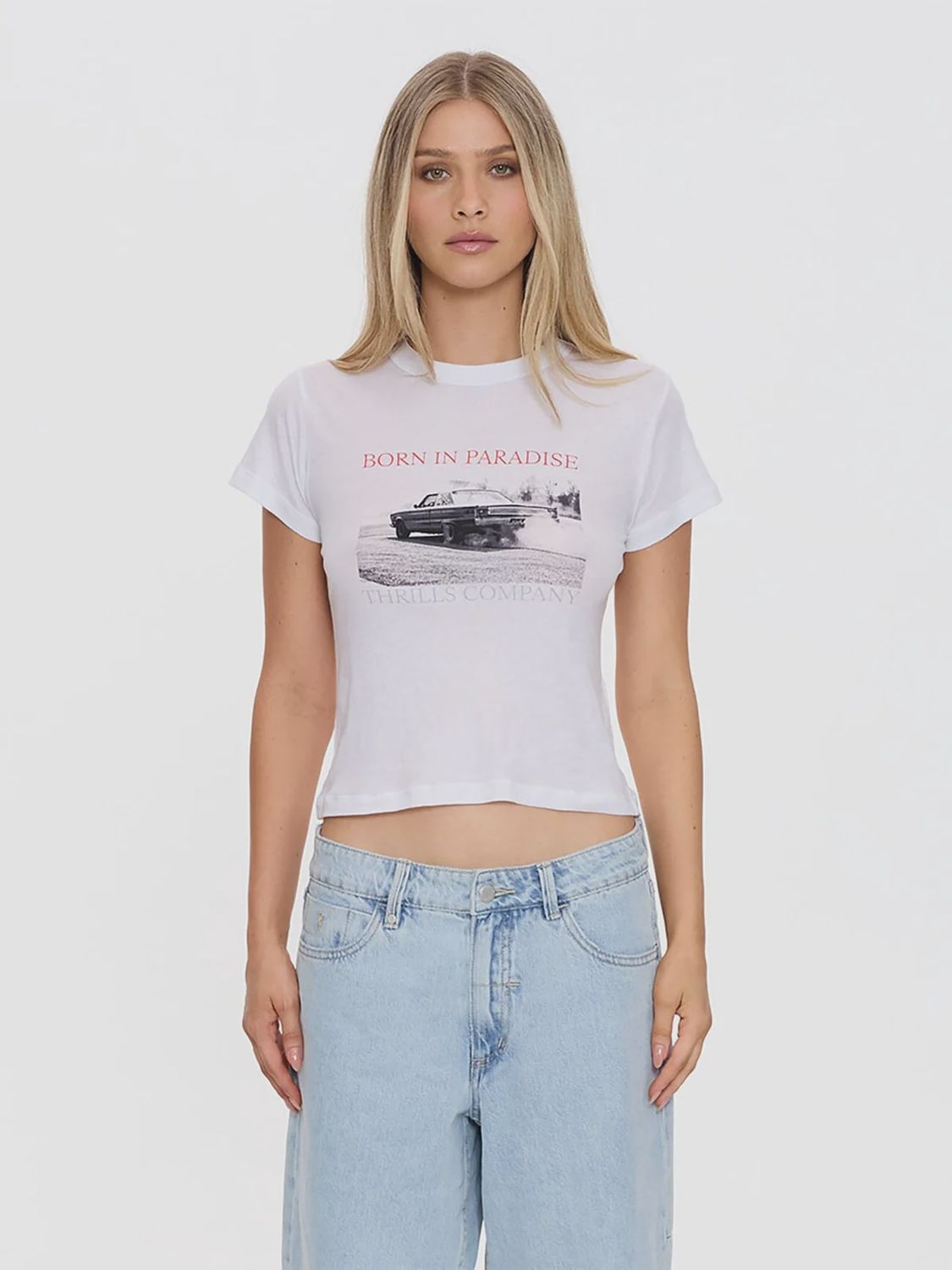 Metal And Dust Boy Tee - White