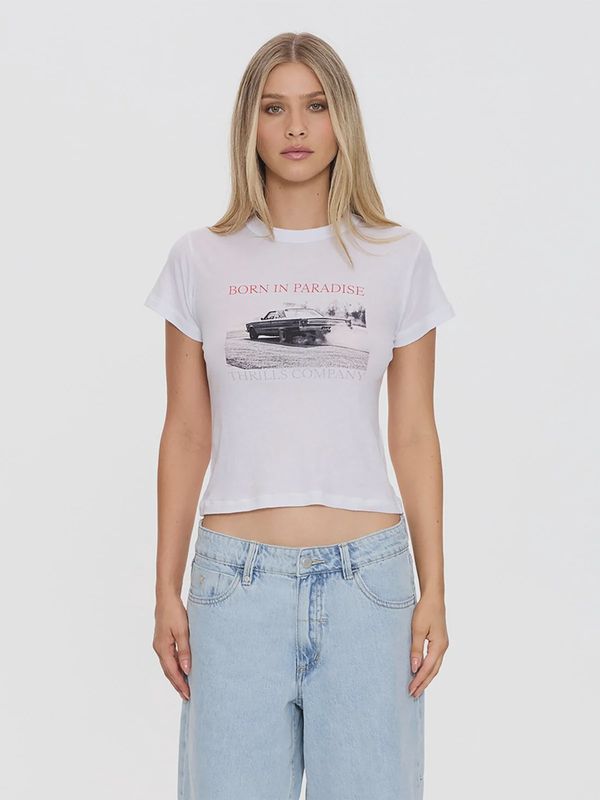 Metal And Dust Boy Tee - White