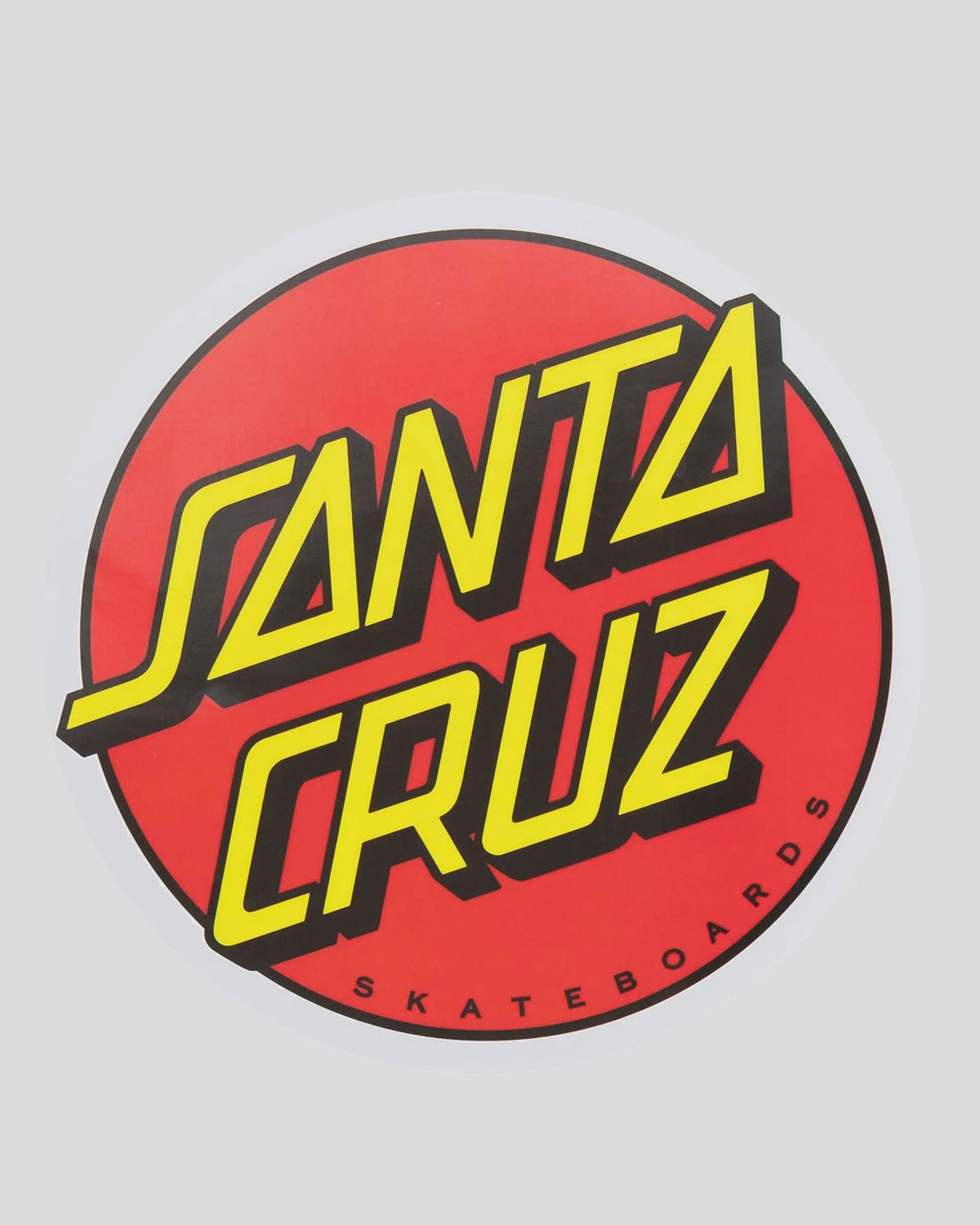 CLASSIC DOT LARGE MATTE STICKER, Colour: RED