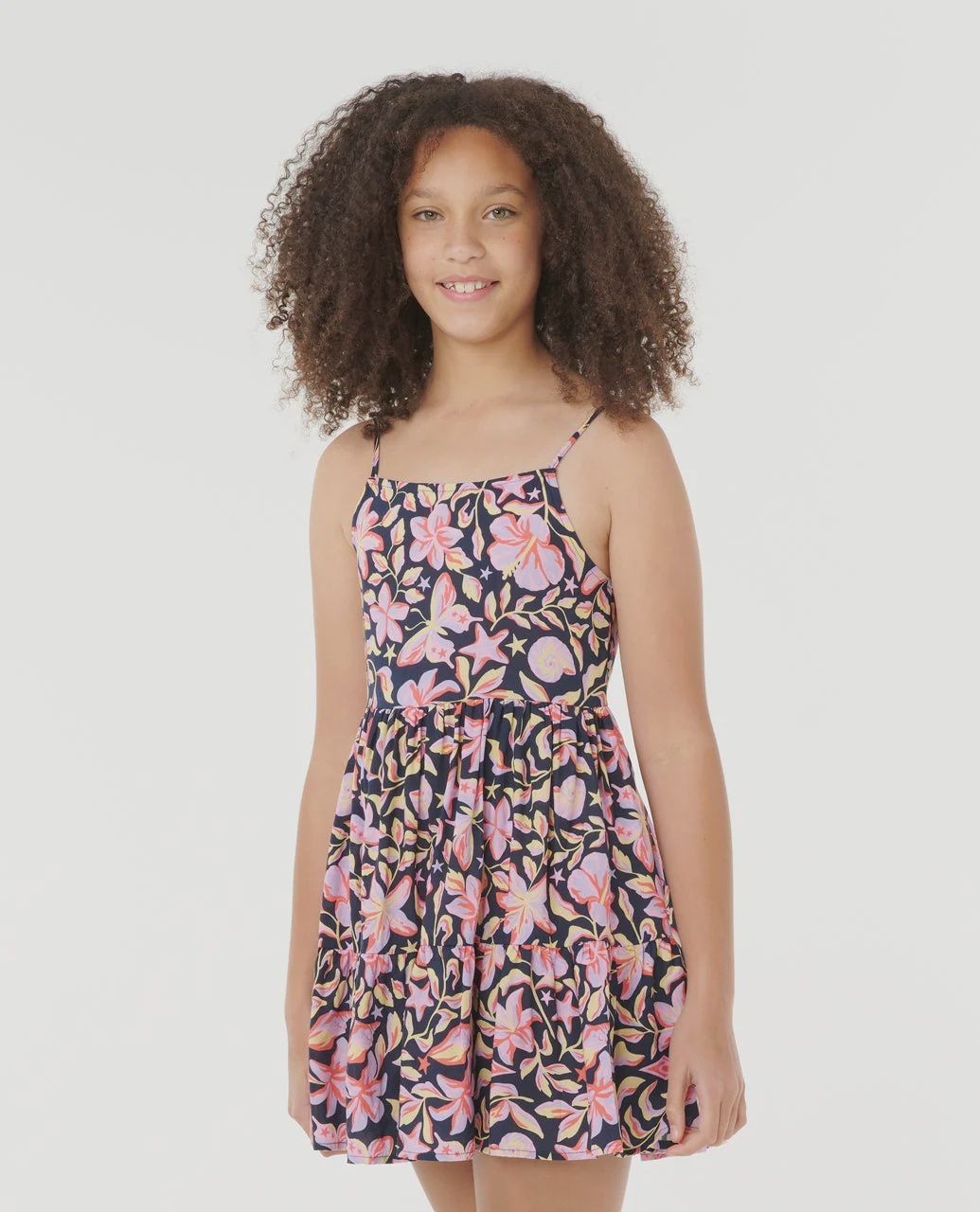 SUNSET SKIES TIER DRESS -GIRL, Size: 8