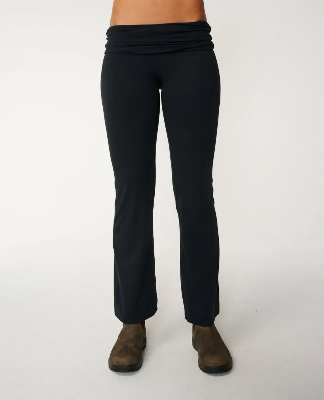 S-SERIES FOLDOVER PANT WOMEN- BLACK