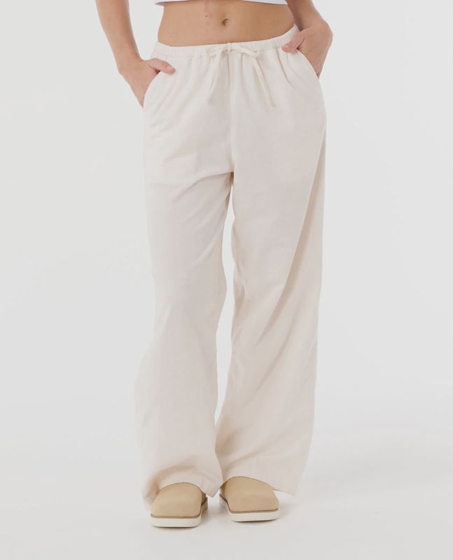 Keepsakes Washed Cord Pant-Stone