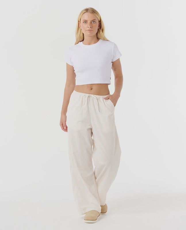 Keepsakes Washed Cord Pant-Stone