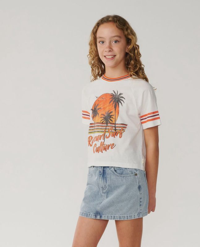 SURF CULTURE CROP TEE-GIRL