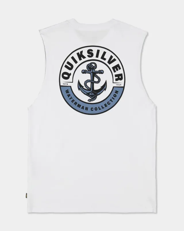 Sinker Muscle Top-WHITE