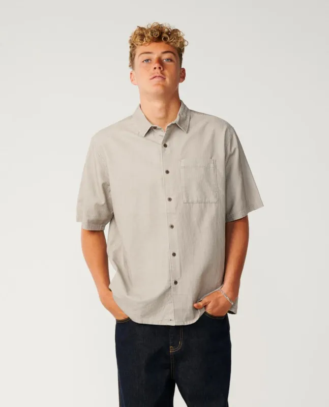 PREMIUM SURF S/S SHIRT-STONE