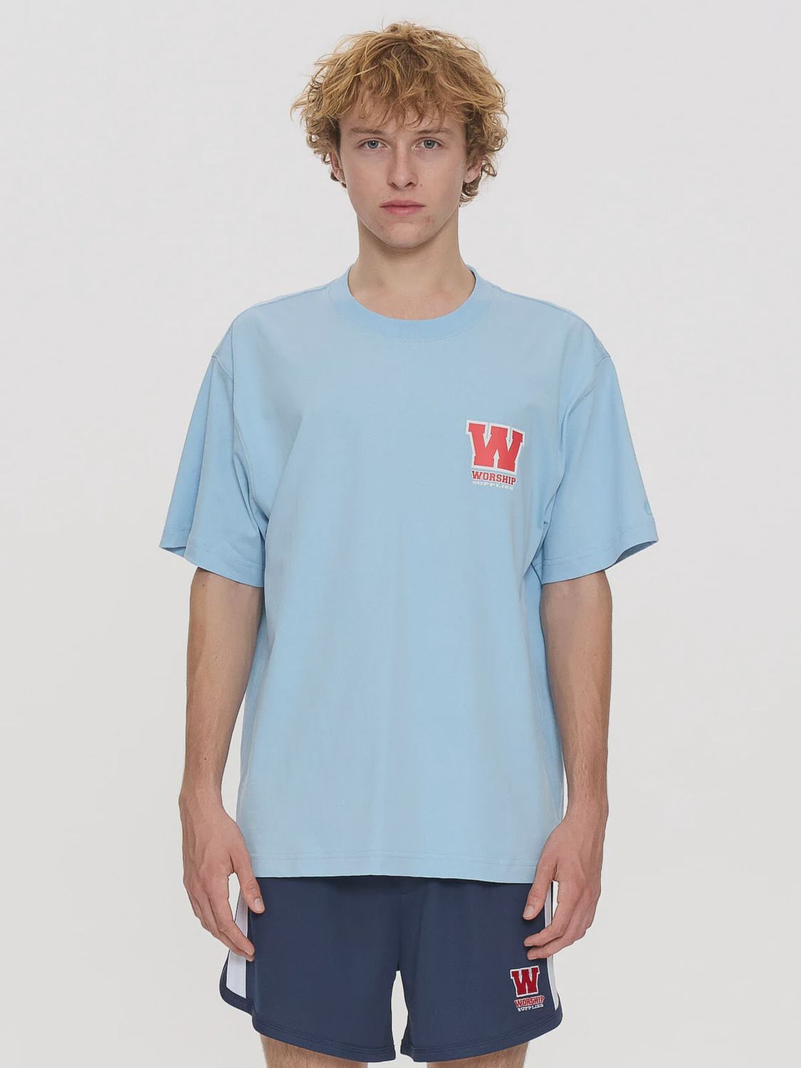 Little Belter Tee - Willow Blue