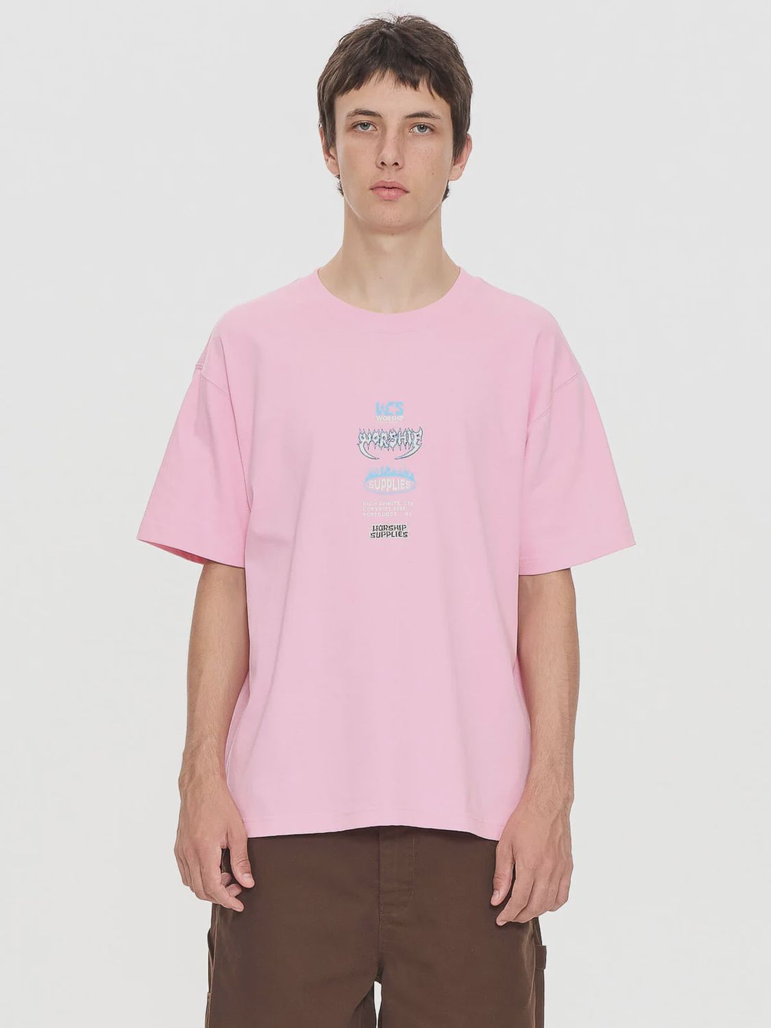 Pile Up Tee - Flamingo