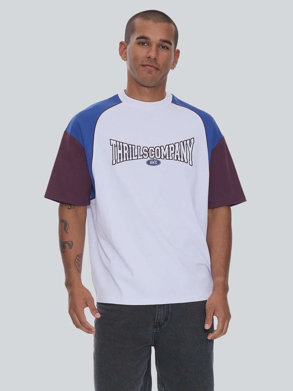 Stakes Are High Box Fit Oversize Tee - White -