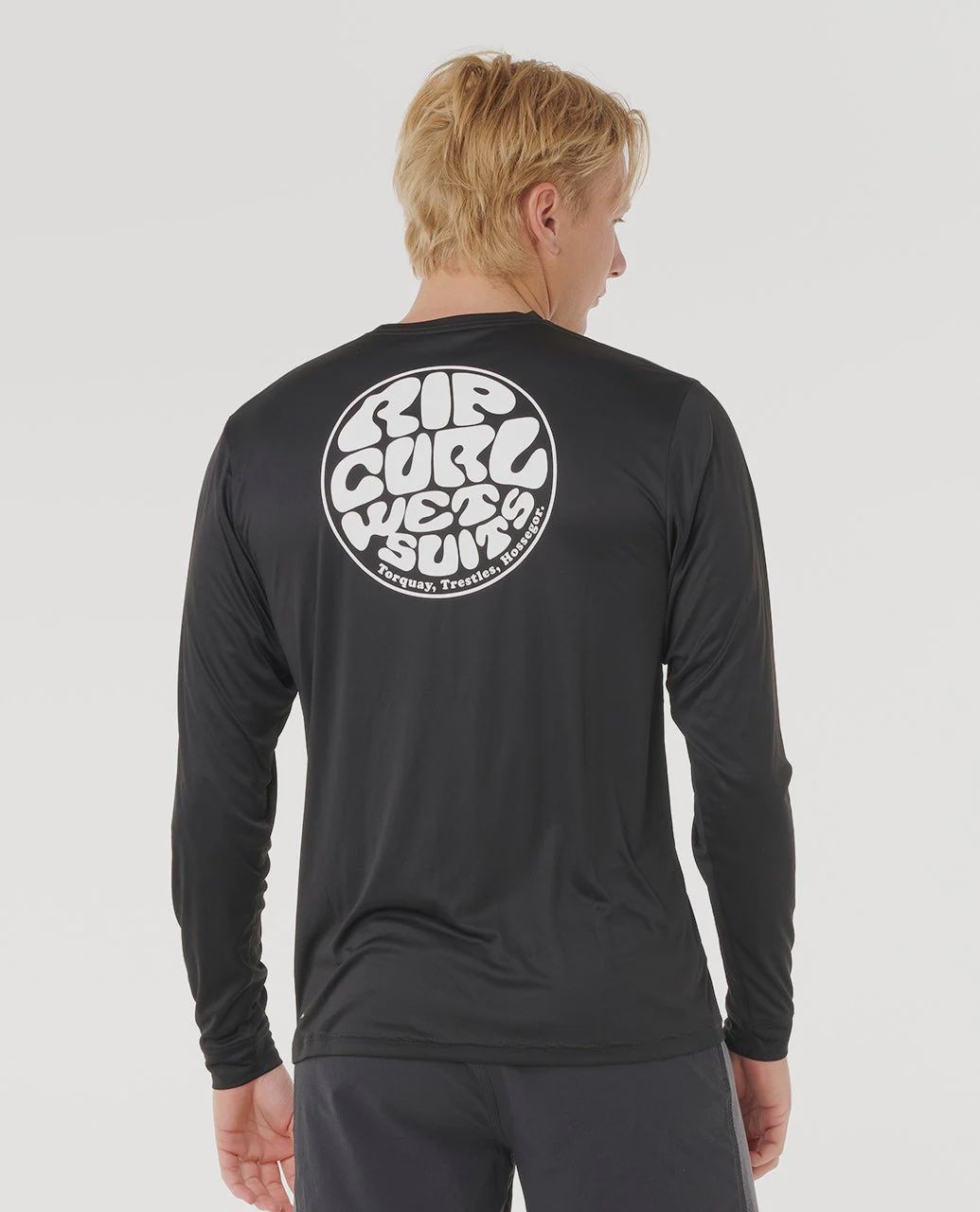 ICONS OF SURFLITE UPF L/S, Colour: Black, Size: XS