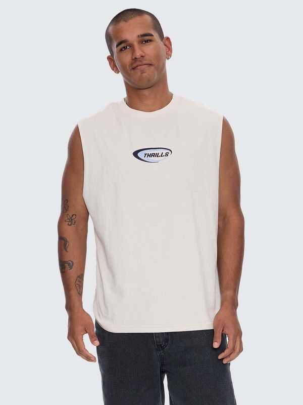 Fusion Merch Fit Muscle Tee - Heritage White
