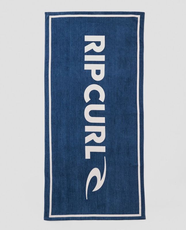 Brand Logo Towel - Light Navy