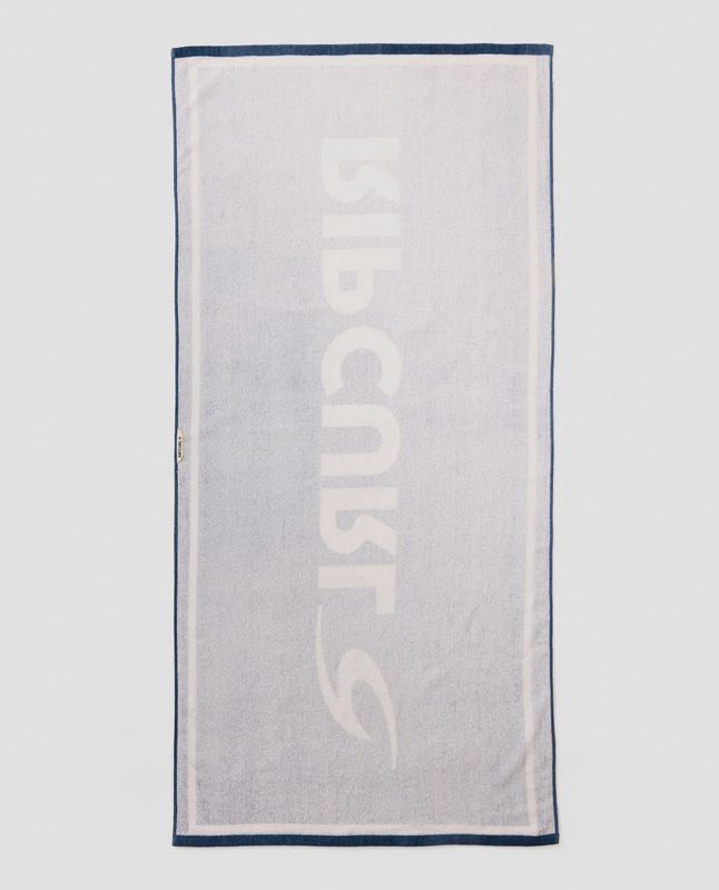 Brand Logo Towel - Light Navy