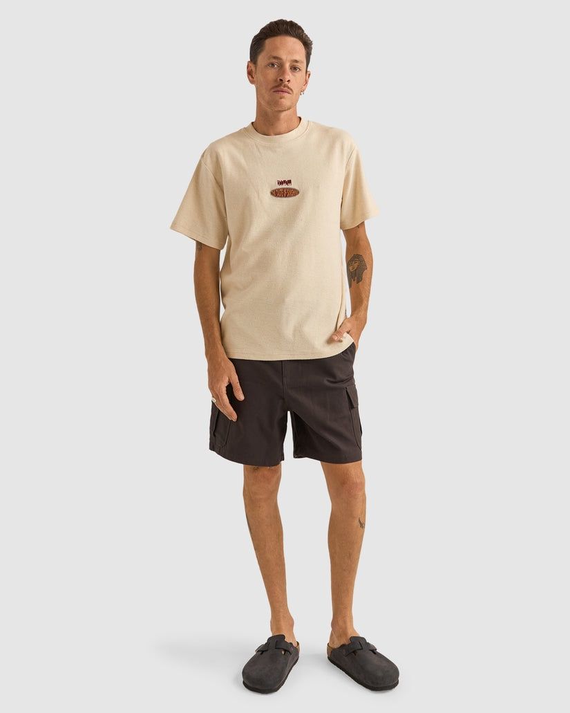 embroidered vintage terry ss Shirt