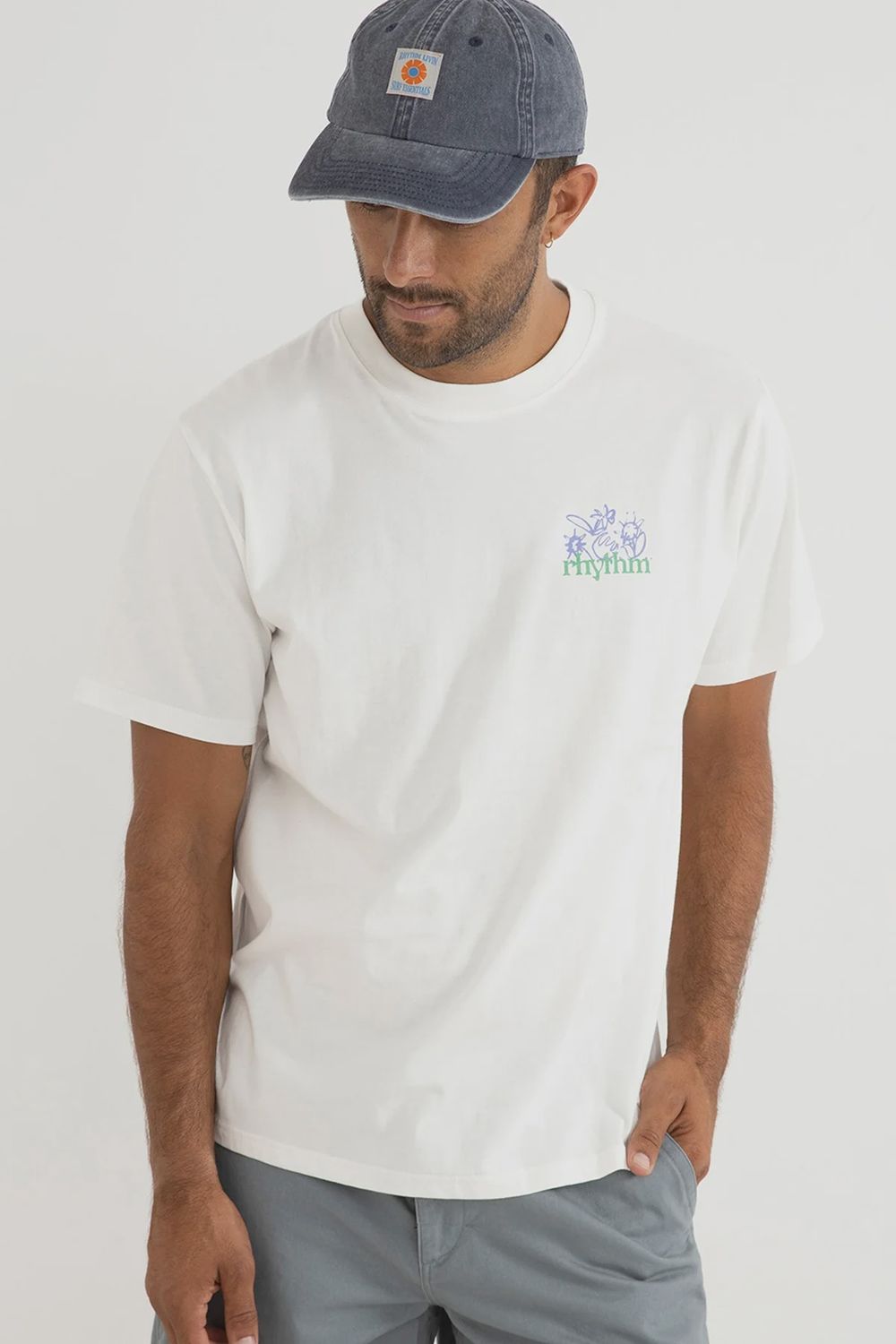 Old Growth Livin Ss T-Shirt Vintage White