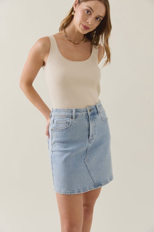 Margot Denim Skirt