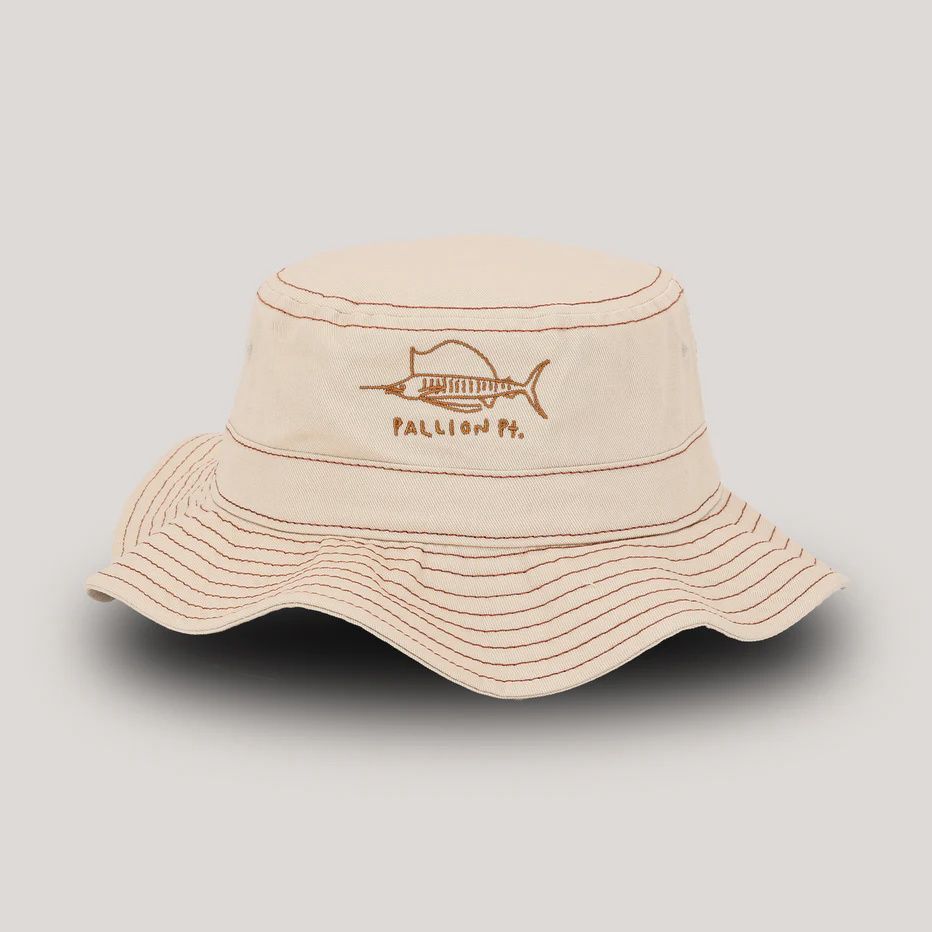 Sailfish Wide Brim | Cotton Hat in Beige