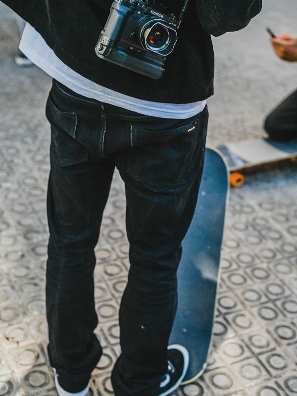SOLVER DENIM - Black on Black