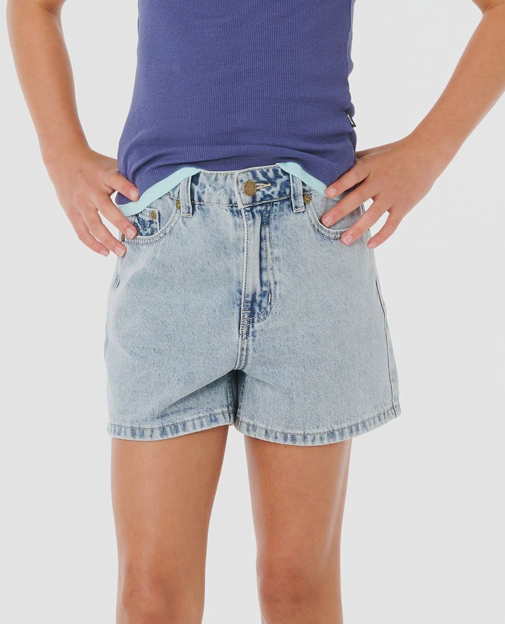 TABBY DENIM SHORT-GIRL